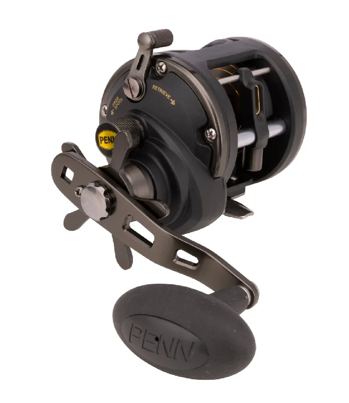 Fishing rod stream holder-Penn Squall II Level Wind Reels