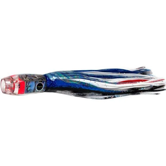 Fishing line smooth grip-Black Bart Pro Jet Light Tackle Lure - Blue/White