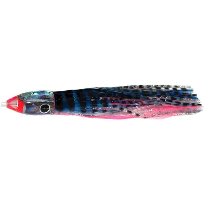 Fishing line knot support-Black Bart Tuna XXX Light Tackle Lure - Blue Pink Tiger/Silver Tiger