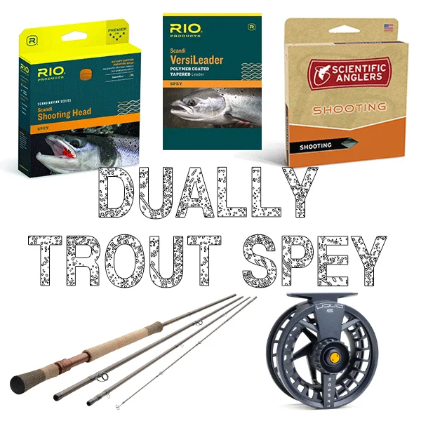 Fishing line knot hold-Redington Dually II Trout Spey Outfit