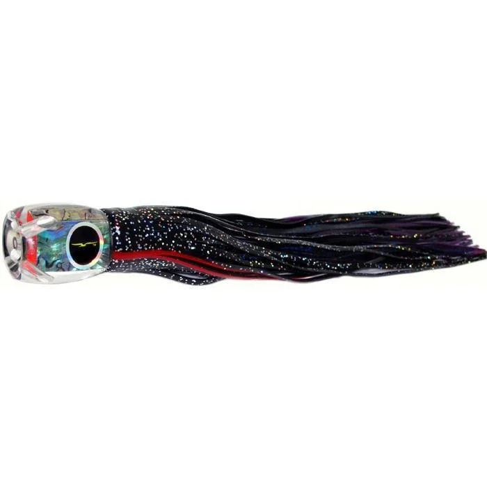 Fishing rod heavy case-Black Bart Saint Thomas Prowler Medium Heavy Tackle Lure - Black Red/Purple Fleck