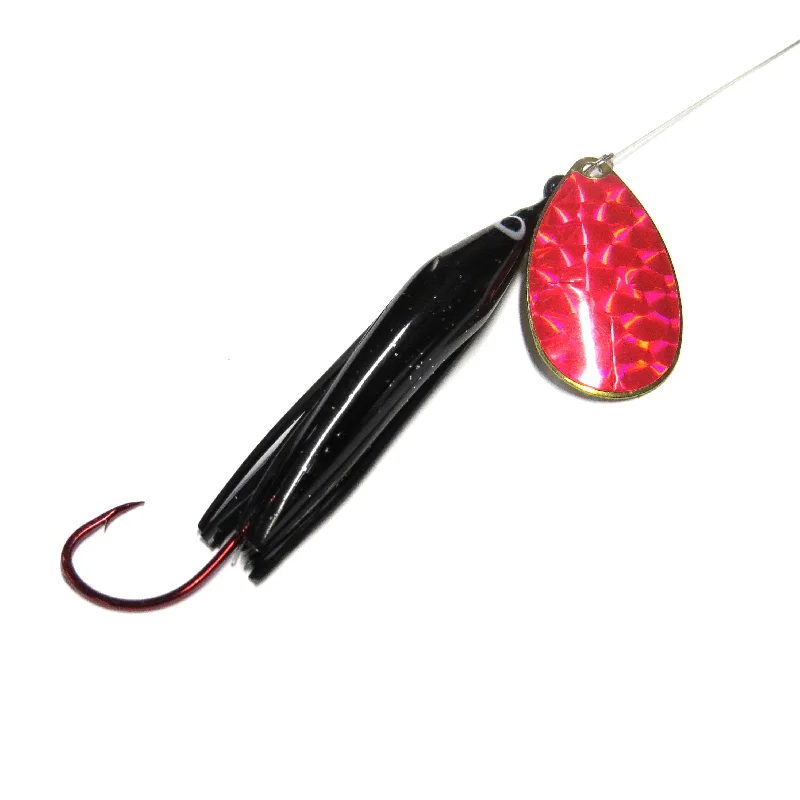 Fishing line smooth reach-Wicked Lures Salmon & Steelhead Squid Spinners