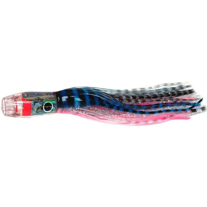 Fishing rod compact pouch-Black Bart Pro Jet Light Tackle Lure - Blue Pink Tiger/Silver Tiger