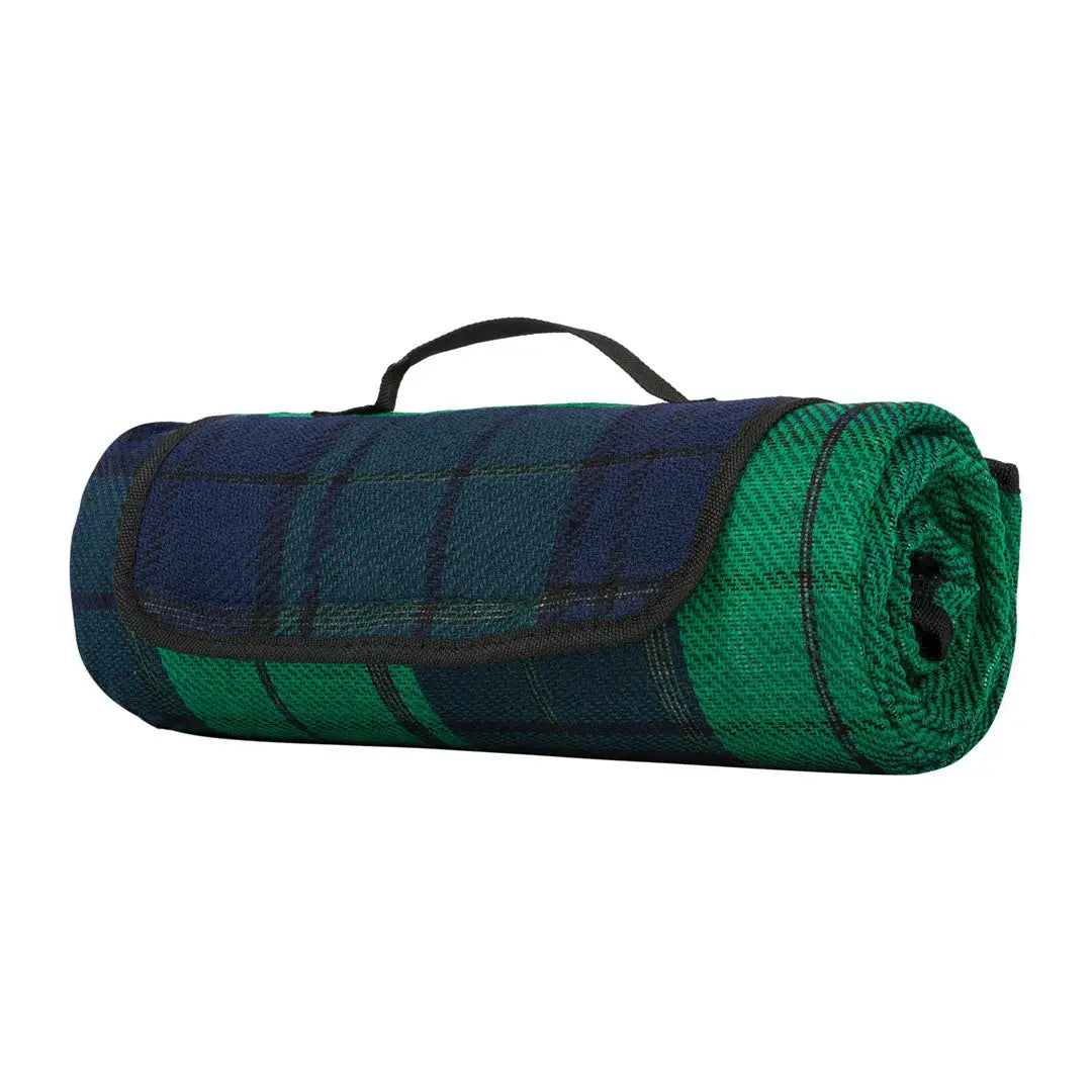 Fishing net quick release-Highlander Picnic Blanket Midnight Glen