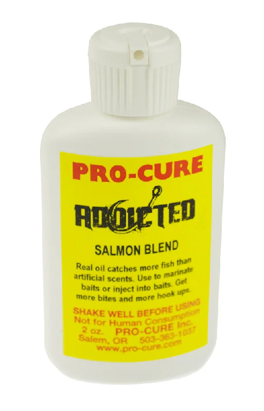 Fishing line cast support-Pro-Cure Addicted Blend Salmon Baitfish Oils & Uv Flash