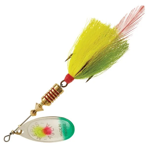 Fishing line ultra-thin-Mepps Aglia Dressed Spinner - 1/4 Oz. - Sunfish