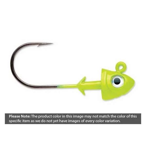 Fishing line cast power-VMC FSJ1 Flat Shad Jig Metallic Chartreuse - FSJ1 Metallic Chartreuse