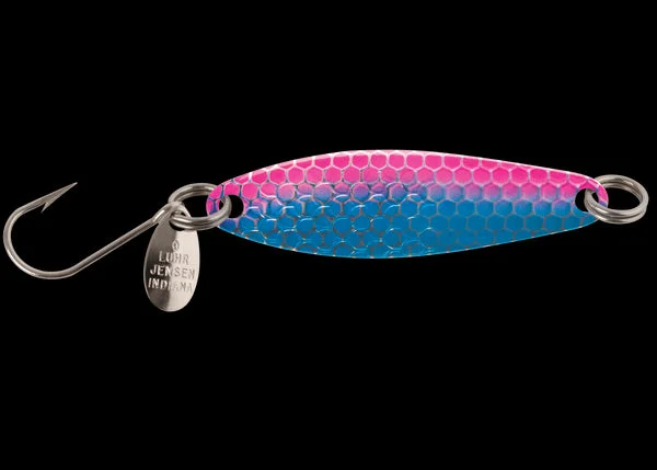 Fishing reel lightweight strength-Luhr Jensen Needlefish Trolling Spoon - 1-1/2' - Blue Pink Hot Scale UV