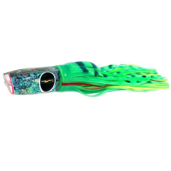 Fishing reel fast hold-Black Bart Super Plunger Heavy Tackle Lure - Glow/Green Chartreuse